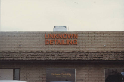 Unknown Detailing - 209 South McClintock Drive - Tempe, Arizona