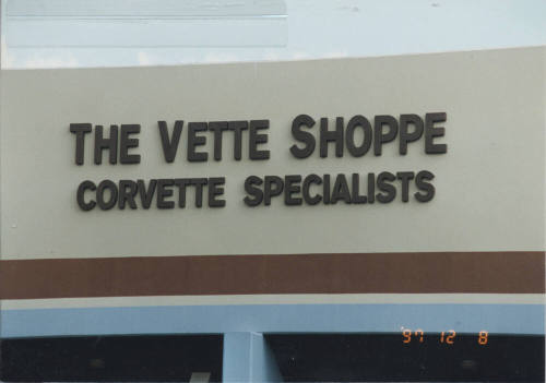 The Vette Shoppe - 625 South McClintock Drive - Tempe, Arizona