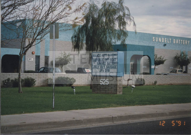 Sunbelt Battery - 525 South McClintock Drive - Tempe, Arizona