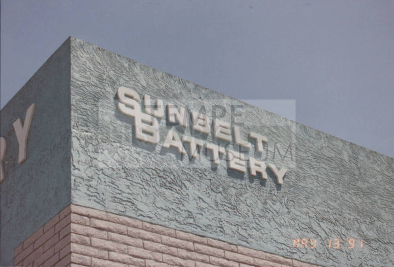 Sunbelt Battery - 525 South McClintock Drive - Tempe, Arizona