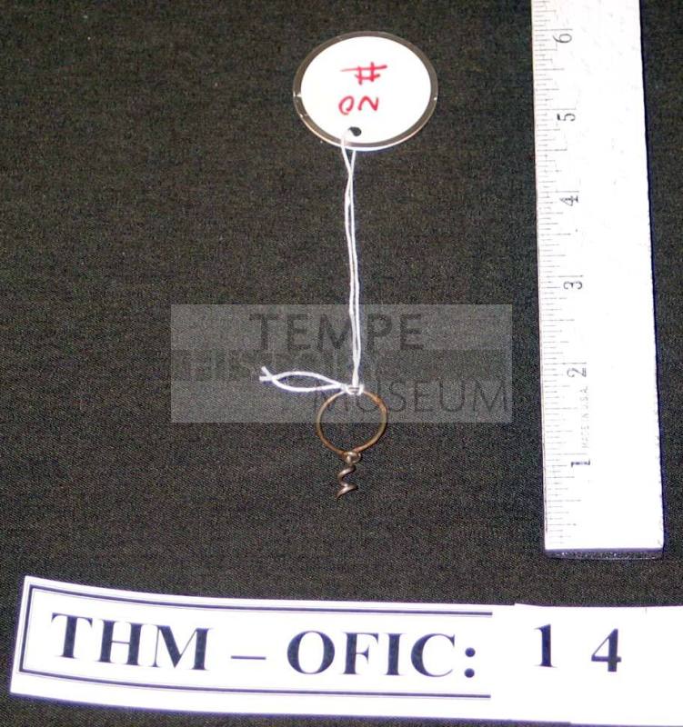 Corkscrew, minature metal