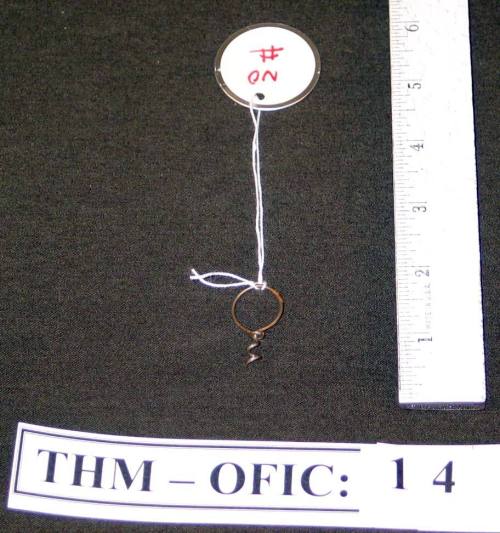 Corkscrew, minature metal