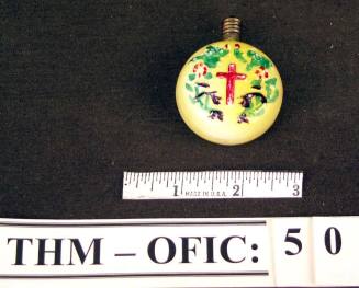 Light, colored, with red cross