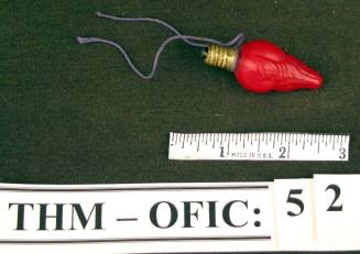 Bulb, christmas tree, red