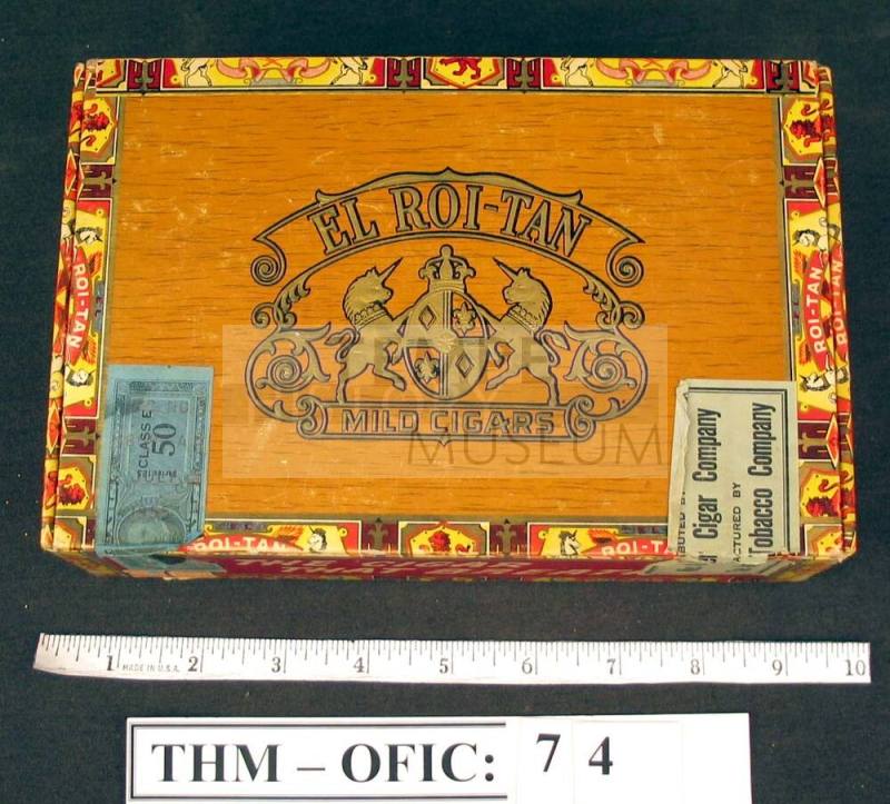 Box, El Roi-Tan cigar