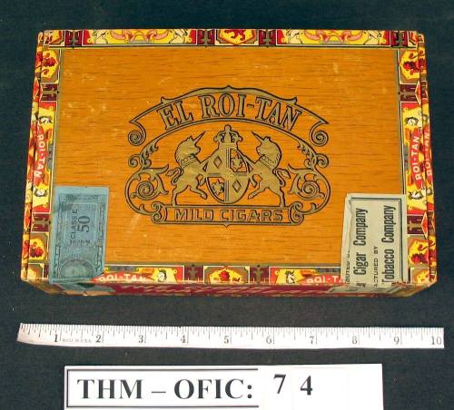 Box, El Roi-Tan cigar