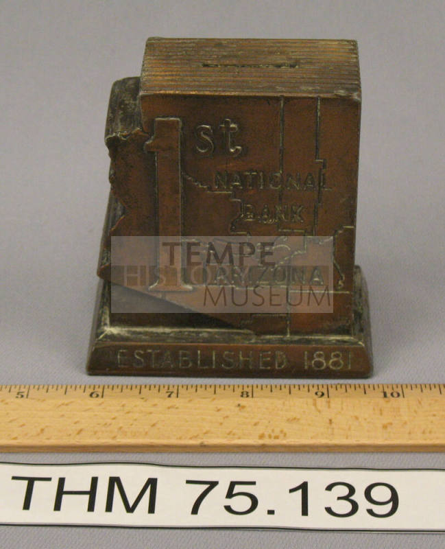 First National Bank of Arizona Coin Bank