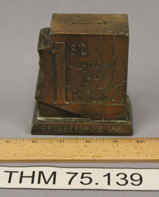 First National Bank of Arizona Coin Bank