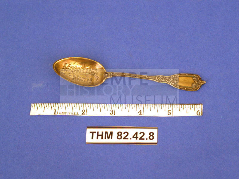 Souvenir Spoon, Monroe, Mich.