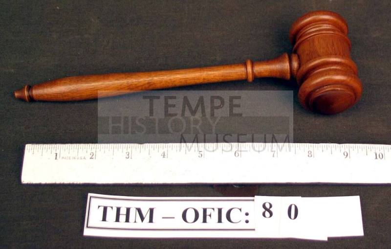 Gavel, wooden
