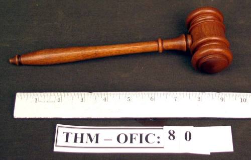 Gavel, wooden