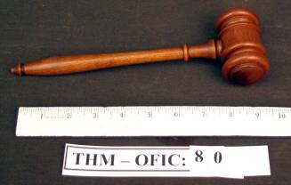 Gavel, wooden