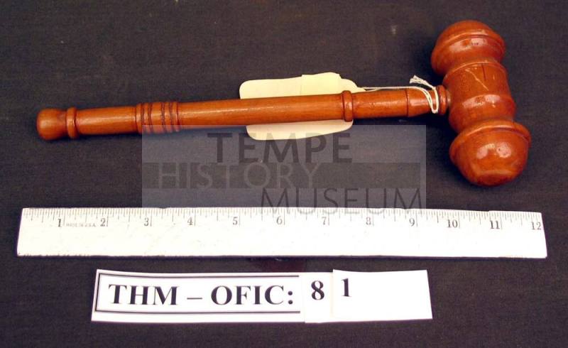 Gavel, wooden
