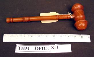Gavel, wooden