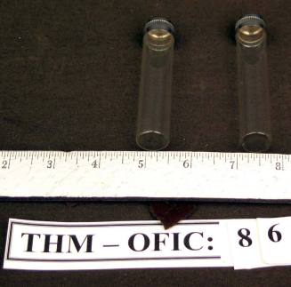 Vial, with metal cap