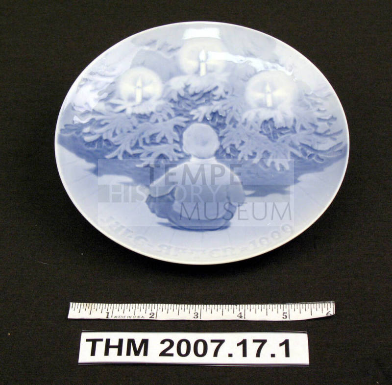 1909 Jule Aften Plate (1909 Christmas Eve)