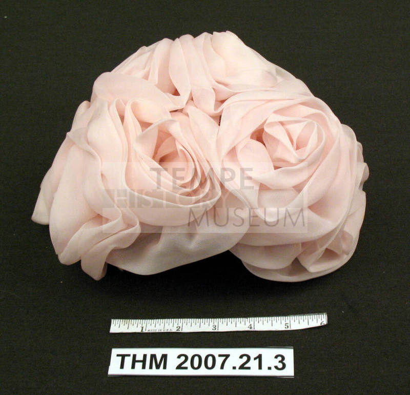 Pink "rose" hat.