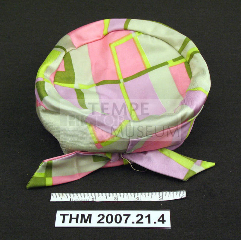 Pillbox hat.
