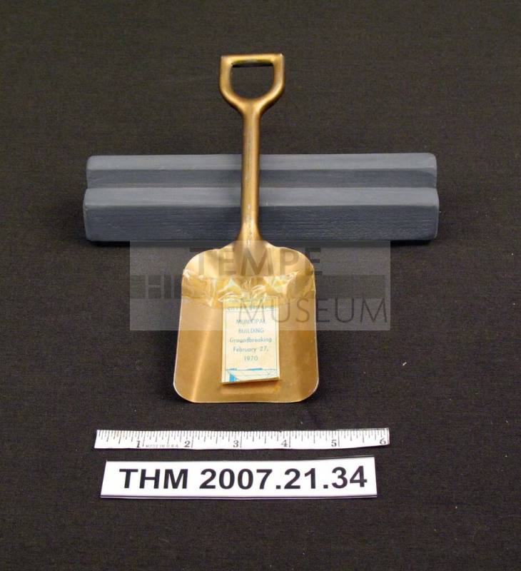 City of Tempe Municipal Groundbreaking Shovel.
