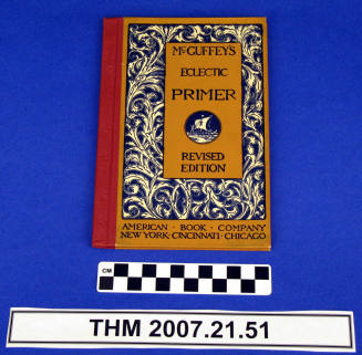 Schoolbook: McGuffey's Eclectic Primer, Revised Edition.