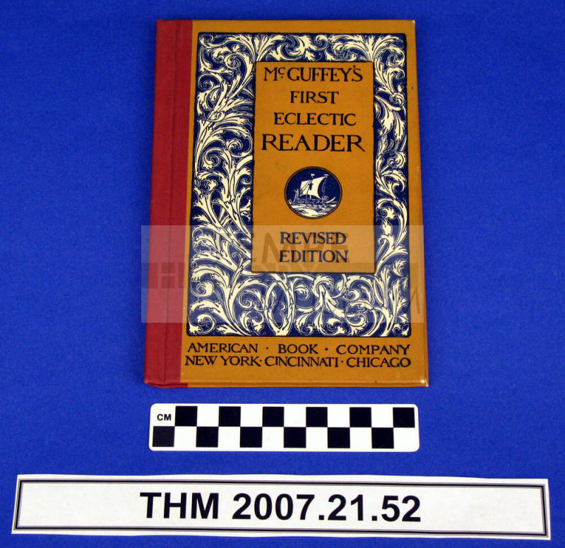 Schoolbook: McGuffey's First Eclectic Reader, Revised Edition.
