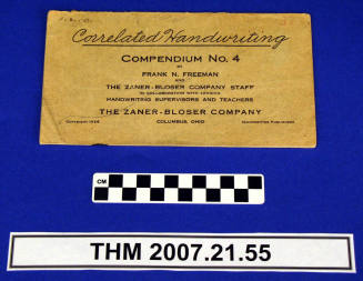 Schoolbook: Correlated Handwriting, Compendium No 4.