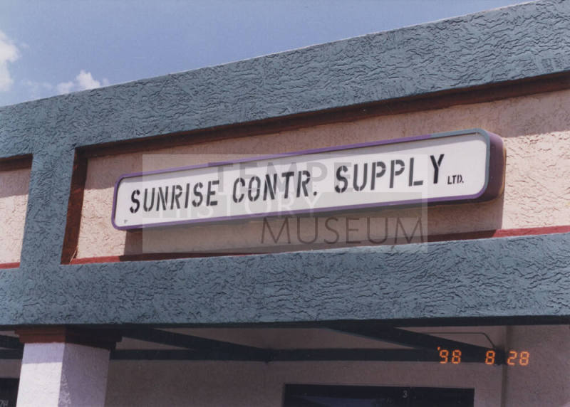 Sunrise Contractor Supply Ltd. - 1400 South McClintock Drive - Tempe, Arizona