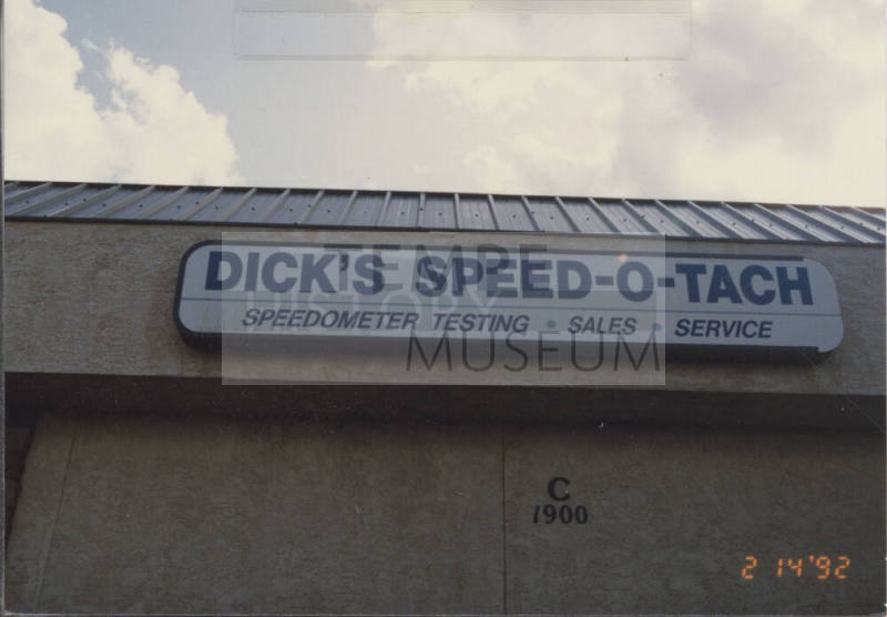 Dick's Speed-O-Tach - 1900 North McClintock Drive - Tempe, Arizona