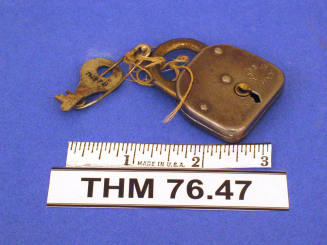 Padlock with key