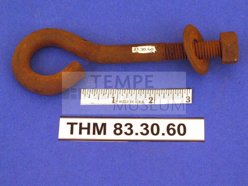 Bolt, Eye with, Washer, Nut