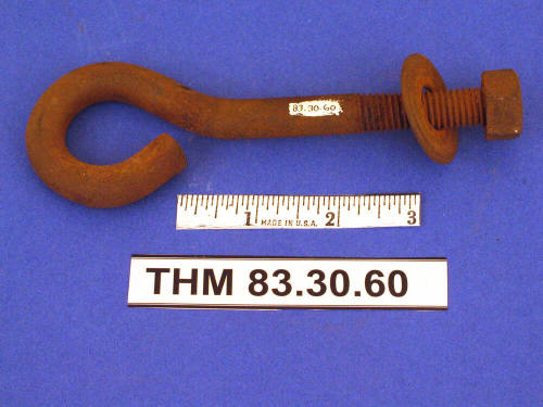 Bolt, Eye with, Washer, Nut