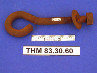 Bolt, Eye with, Washer, Nut