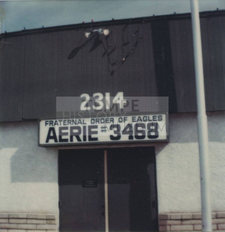 Fraternal Order of Eagles #3468 - 2314 East Apache Boulevard, Tempe, Arizona