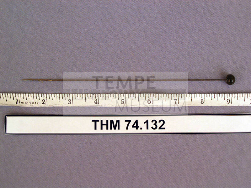 Hat Pin with Black Ball Top
