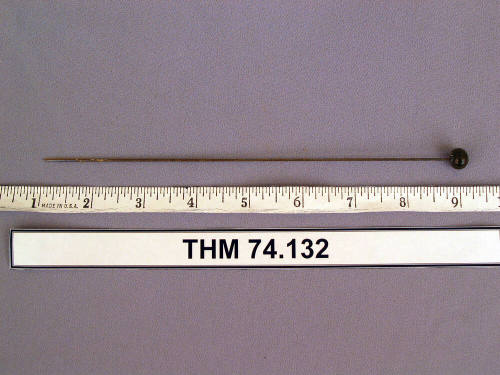Hat Pin with Black Ball Top