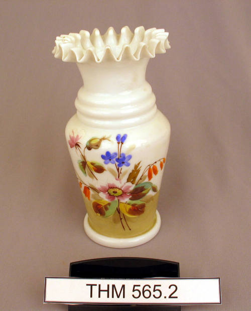 Milk Glass Vase