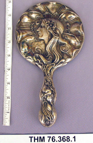 Art Nouveau Hand Mirror