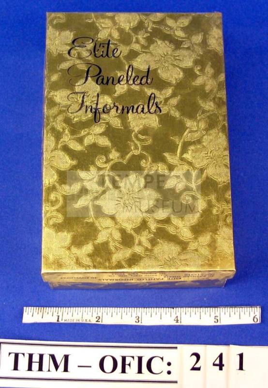 Box, gold stationary