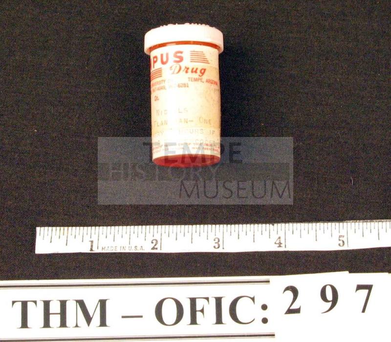 Bottle, medicine