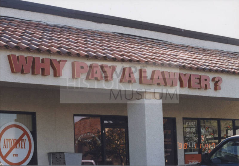 Why Pay A Lawyer - 3415 South McClintock Drive - Tempe, Arizona