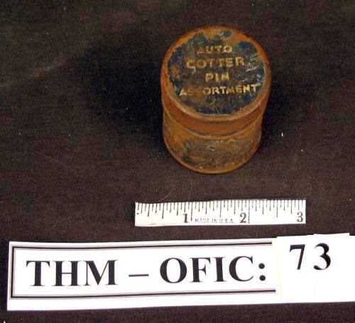 Can, auto cotter pin