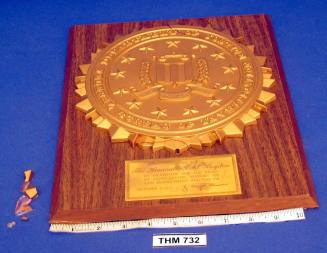 FBI Plaque to Carl Hayden