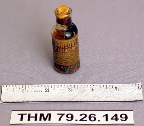 Glass varnish bottle
