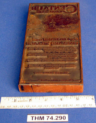 Engraving Plate