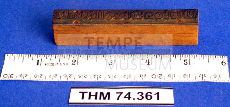Engraving Plate