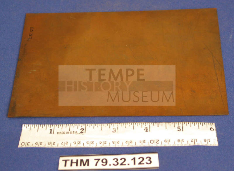 Engraving Plate