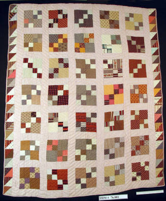 Quilt, 4 patch, pattern-"Autumn Tint"