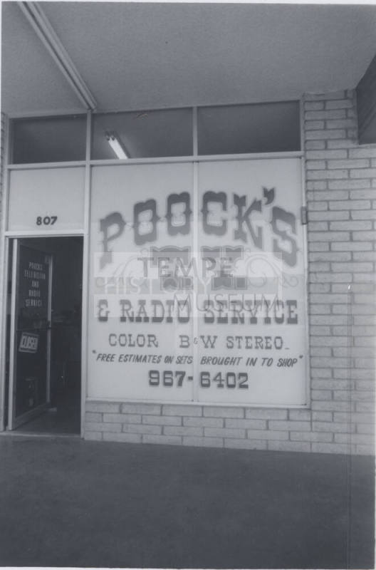 Poock's Tv and Radio Repair Service - 807 South Ash Avenue, Tempe, Arizona