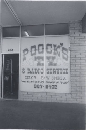 Poock's Tv and Radio Repair Service - 807 South Ash Avenue, Tempe, Arizona