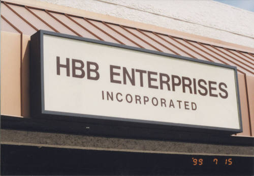 HBB Enterprises, Inc. - 1733 East McKellips Road - Tempe, Arizona